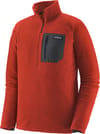 M's R1 Air Zip Neck Hot Ember + Patagonia