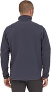 Patagonia + M's R2 TechFace Jkt Smolder Blue w/Metric Orange - 3