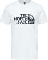 M S/S Woodcut Dome Tee Tnf Wht/Tnf Blk + The North Face