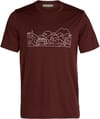 M Tech Lite II SS Tee Combi Ski Trip Espresso + Icebreaker