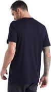 Icebreaker + M Tech Lite II SS Tee Paddle Lines Midnight Navy - 5