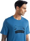 Icebreaker + M Tech Lite II SS Tee Sheep Dog Azul - 3