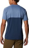 Columbia + M Zero Ice Cirro-Cool SS Shirt M Bluestone/Collegiate Navy Heather