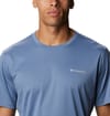 Columbia + M Zero Ice Cirro-Cool SS Shirt M Bluestone/Collegiate Navy Heather - 3