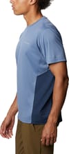 Columbia + M Zero Ice Cirro-Cool SS Shirt M Bluestone/Collegiate Navy Heather - 4