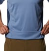 Columbia + M Zero Ice Cirro-Cool SS Shirt M Bluestone/Collegiate Navy Heather - 5