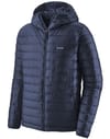M's Down Sweater Hoody Classic Navy + Patagonia