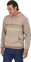 Patagonia + M's Line Logo Ridge Stripe Uprisal Hoody Shroom Taupe - 3