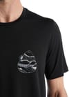 Icebreaker + M Tech Lite II SS Tee Sunrise Ridge Black - 4