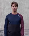 POC + MTB Pure LS Jersey Propylene Red/Turmaline Navy/Uranium Black - 4