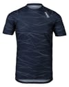 MTB Pure Tee Lines Turmaline Navy + POC