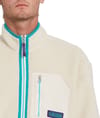 Volcom + Muzzer Fuzzar Zip Whitecap Grey - 3