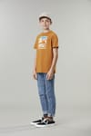 Picture Organic Clothing + Nausta Kid Tee Pumpkin sky - 4
