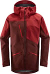 Nengal 3L PROOF Parka Men Maroon Red/Brick Red  + Haglöfs