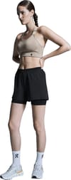 3" Performance 2/1 Shorts W Black