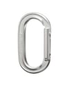 Oval Keylock Carabiner Polished + Black Diamond
