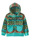 Baby Synch Cardigan Lofoten Geo/Fresh Teal + Patagonia