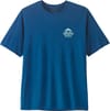 Patagonia + M's Cap Cool Daily Shirt - Great Waves Clement Blue Light X-Dye