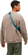 Peak Performance + M Heavy Pile Oversized Cardigan Avid Beige - 5