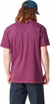 Picture Organic Clothing + Poeny Tee Purple Wine Washed - 4