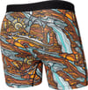 Saxx Underwear + Quest Boxer Brief Fly Carved Landscape Multi