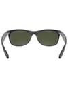 Ray-Ban + New Wayfarer Matte Rubber Black G-15 Green - 5