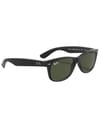 Ray-Ban + New Wayfarer Matte Rubber Black G-15 Green - 6