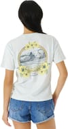 Rip Curl + Hula Surfer Relaxed Tee Light Blue - 3