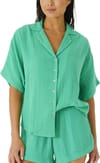 Premium Surf S/S Shirt Green + Rip Curl