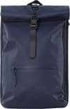Rolltop Rucksack Blue + Rains