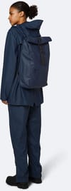 Rains + Rolltop Rucksack Blue - 6