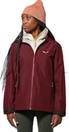 Salewa + Puez 2.5L Ptx Jacket W Syrah - 3