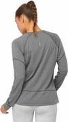 Salomon + T Shirt Cross Run LS Tee W Deep Black - 3