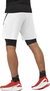 Salomon + S/Lab Ultra 2In1 Short M White Deep Black - 4