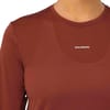 Salomon + Shkout Core LS Tee W Burnt Umber - 4