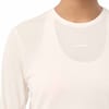 Salomon + Shkout Core LS Tee GFX W Whisper White Pink Frosting Icy Pink - 5
