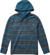 Salty Crew + Outback Hooded Flannel Steel Blue - 3