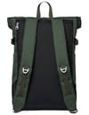 Icon Rolltop Backpack 14" Dawn Green/Dark Brown Leather