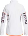 Roxy + Sayna Half Zip Bright White