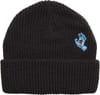 Screaming Mini Hand Beanie Black + Santa Cruz