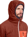 Ortovox + Swisswool Piz Duan Jacket M Clay Orange - 5