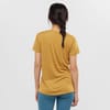 Salomon + T Shirt  Agile Ss Tee W Cumin/Heather/Br - 3
