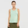 Salomon + T-Shirt Agile Tank W Opal Blue/Harbor Gray/Heather