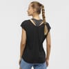 Salomon + T-Shirt Comet SS Tee W Heather Black/Heather - 3