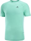 T Shirt Cross Rebel Ss Tee M Pool Blue + Salomon