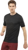 Salomon + T Shirt Essential Seamless Ss T M Black - 3