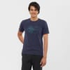 Salomon + T-Shirt Explore Blend Tee M Night Sky/Heather