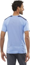 Salomon + T Shirt Outline Ss Tee M Provence/Mood - 4