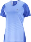 T Shirt Sense Aero Ss Tee W Provence/Na + Salomon