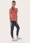 Snap + Technical Merino T-Shirt SS Emberglow - 3